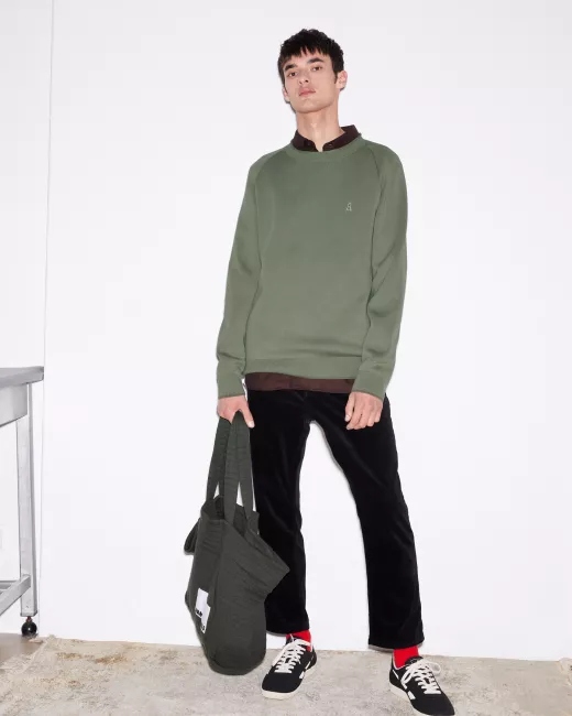 ARMEDANGELS - Pull raglan JAAKOS - Cool sage ARMEDANGELS - Pull raglan JAAKOS - Cool sage