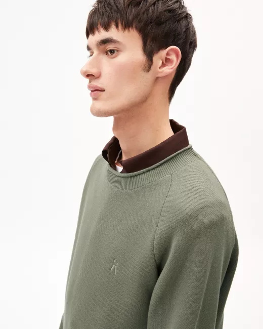 ARMEDANGELS - Pull raglan JAAKOS - Cool sage ARMEDANGELS - Pull raglan JAAKOS - Cool sage