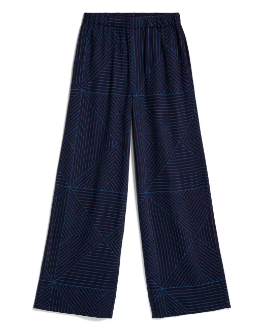 Armedangels - Pantalon ample JOVAALIE GRAPHIC LINES Armedangels - Pantalon ample JOVAALIE GRAPHIC LINES