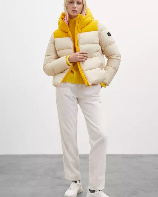 ECOALF - Veste matelassée ELBERTALF - Yellow/Taupe ECOALF - Veste matelassée ELBERTALF - Yellow/Taupe