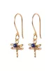 A Beautiful Story - Boucles d'oreilles Generous Lapis Lazuli Plaqué Or