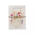 Carte postale Bijoux Champ de Fleurs