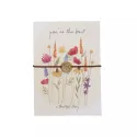 A Beautiful Story - Jewelry Postcard Flower Field