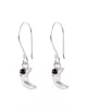 A Beautiful Story - Boucles d'oreilles Generous Onyx noir Argent