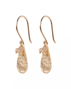 A Beautiful Story - Boucles d'oreilles Intention Citrine Plaqué Or