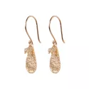 Intention Citrine Gold Plated Earrings
