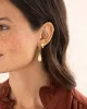 A Beautiful Story - Boucles d'oreilles Intention Citrine Plaqué Or