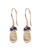 A Beautiful Story - Boucles d'oreilles Intention Lapis Lazuli Plaqué Or