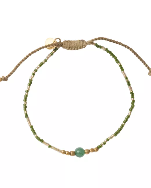 Bracelet Iris Aventurine Gold