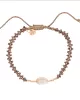 Emotion Rose Quartz Gold Colored Bracelet