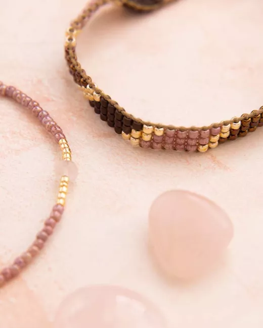 A Beautiful Story - Bracelet Commitment Quartz Rose Gold