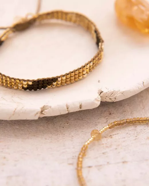 A Beautiful Story - Bracelet Commitment Citrine Gold