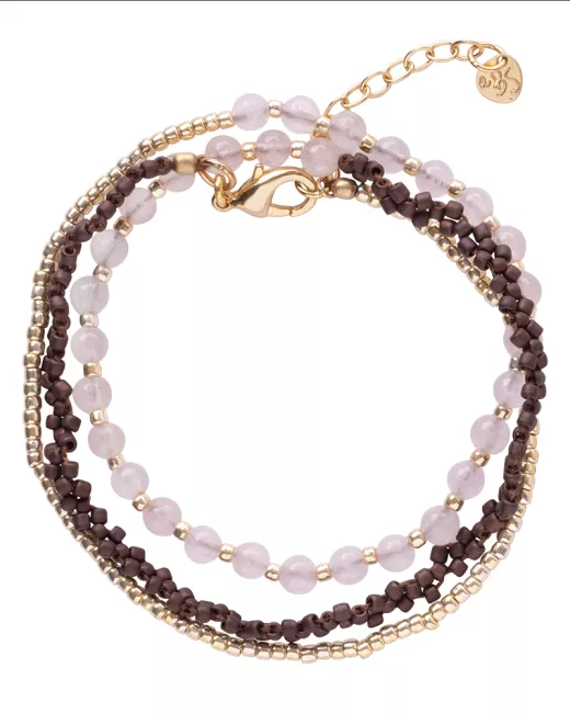 A Beautiful Story - Bracelet Beloved Quartz rose Gold