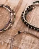 A Beautiful Story - Bracelet Beloved Onyx noir Silver 