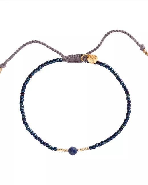 A Beautiful Story - Bracelet Knowing Lapis Lazuli Gold 
