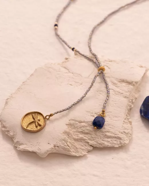 A Beautiful Story - Collier Purpose Lapis Lazuli Gold