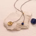 Purpose Lapis Lazuli Gold Colored Necklace