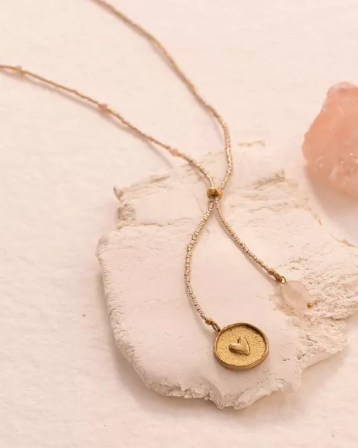 A Beautiful Story - Collier Purpose Quartz rose Gold 