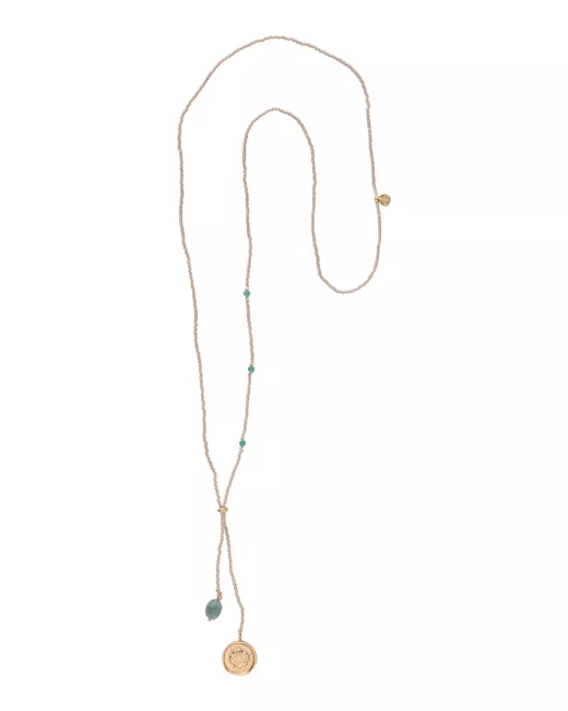 Purpose Rose Quartz Gold Colored Necklace