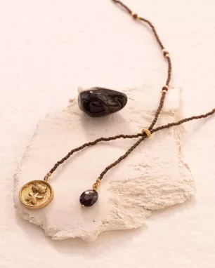 Purpose Aventurine Gold Colored Necklace Purpose Aventurine Gold Colored Necklace