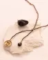Purpose Garnet Gold Colored Necklace