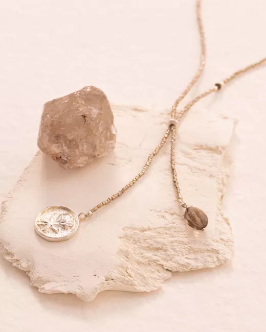 A Beautiful Story - Collier Purpose Quartz fumé Silver