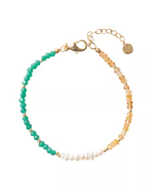A Beautiful Story - Bracelet Desire Citrine Aventurine Gold 