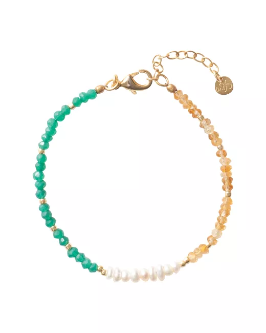 A Beautiful Story - Bracelet Desire Citrine Aventurine Gold 