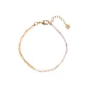 Bracelet Desire Quartz rose Citrine Gold