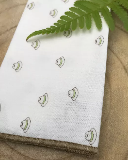 MOUCHOIRS KOSHI – Mouchoir en tissu à motifs Borsalino