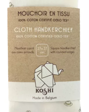 MOUCHOIRS KOSHI – Mouchoir en tissu à motifs Borsalino