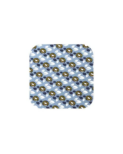 MOUCHOIRS KOSHI – Mouchoir en tissu à motifs Fleurs bleues