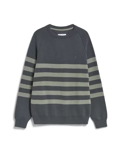 ARMEDANGELS - Pull raglan ligné AALBERTOS