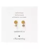 A Beautiful Story - Boucles d’oreilles Mini Coin dorées et Labradorite