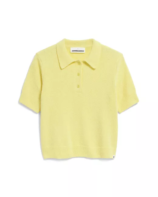 Armedangels - Pull polo jaune MATILDIAAS