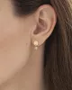 A Beautiful Story - Boucles d’oreilles Mini Coin dorées et Quartz rose