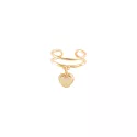 Earcuff Symbol Coeur Or