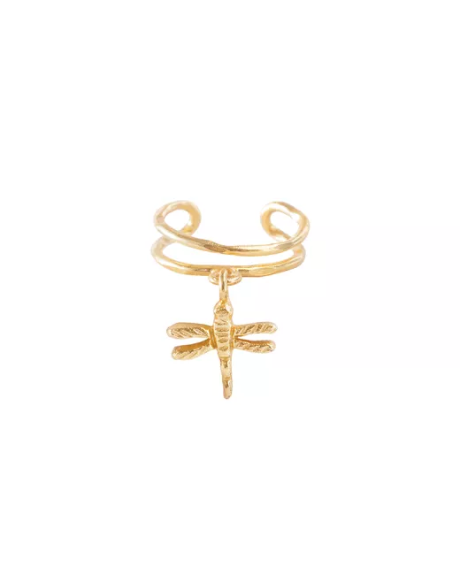 A Beautiful Story - Earcuff Symbol Libellule Or