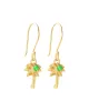 Generous Citrine Gold Plated Earrings