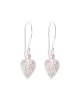 A Beautiful Story - Boucles d'oreilles Generous Quartz rose Plaqué Argent