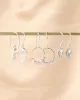 A Beautiful Story - Boucles d'oreilles Generous Quartz rose Plaqué Argent