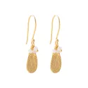 Intention Moonstone Gold Plated Earrings