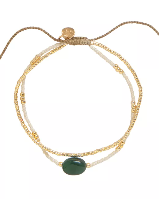 A Beautiful Story - Bracelet Feeling Aventurine Gold