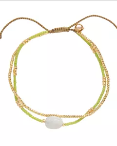 A Beautiful Story - Bracelet Feeling Pierre de Lune Gold