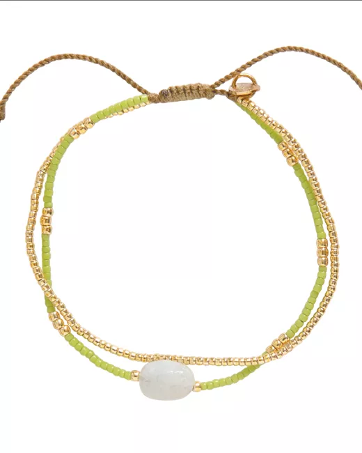 Proud Moonstone Gold Colored Bracelet