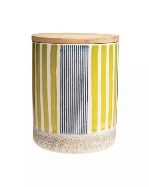 Tranquillo - Boîte de rangement STRIPES 11 cm Vert