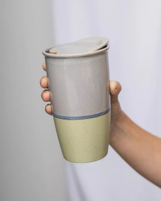 Theekop met zeef INDUSTRIEL 410 ml