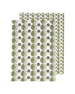 Set van 2 MODERN biologisch katoenen handdoeken