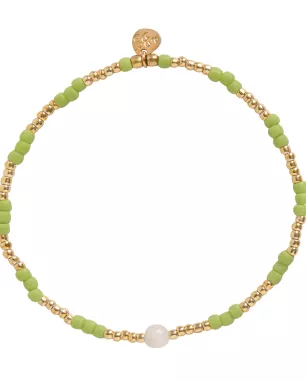 Feeling Maansteen Goudkleurige Armband