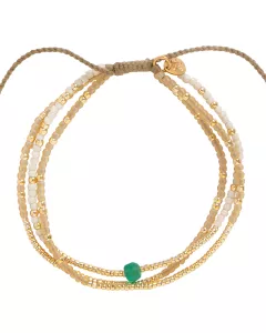 Bracelet Sensation Aventurine Gold Bracelet Sensation Aventurine Gold